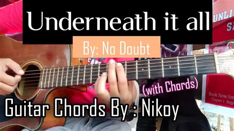 underneath it all chords|underneath it all chords no doubt.